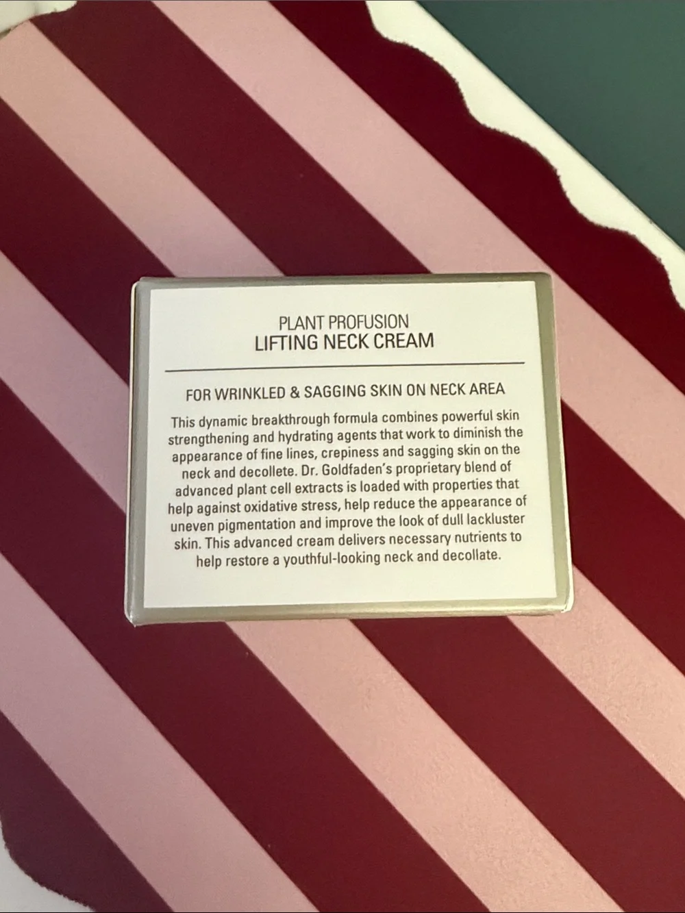 Goldfaden MD Plant Profusion Lifting Neck Cream